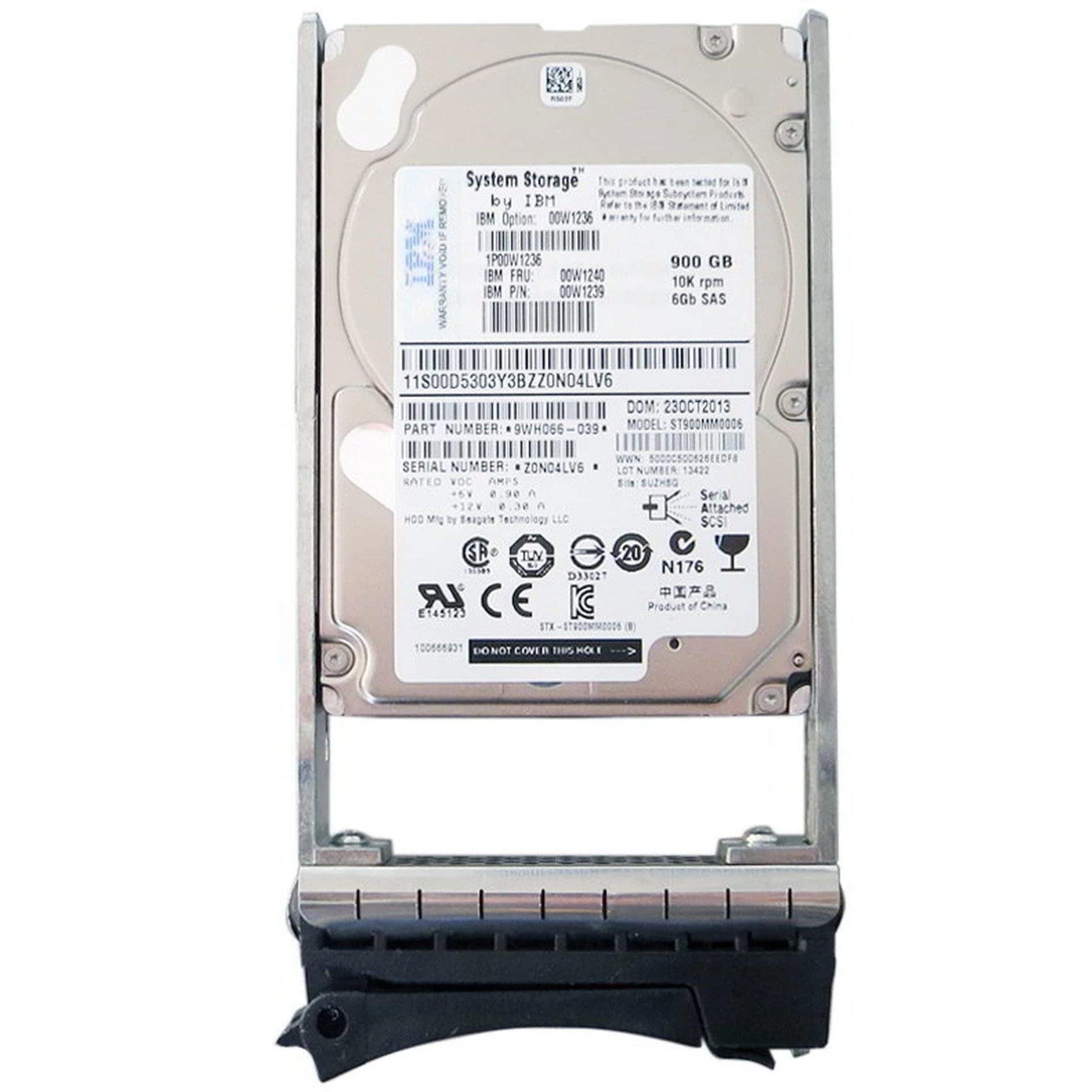 Amazon.com: IBM 00W1236 Hard drive - 900 GB - hot-swap - 2.5 inch